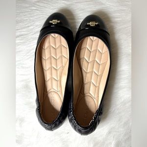 COACH BONNIE PILE BALLET SHOES - AUTHENTIC